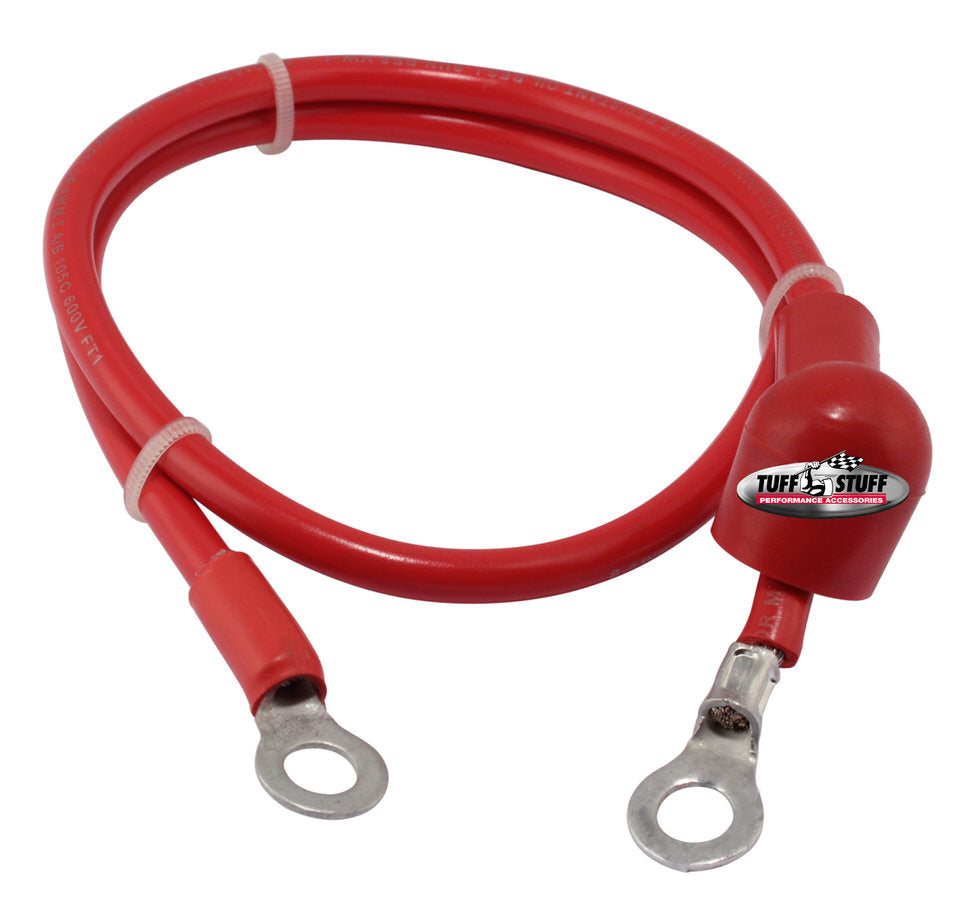 Charge Wire 36in 8-Gauge w/Boot Wiring Pigtails Tuff Stuff Performance Accessories