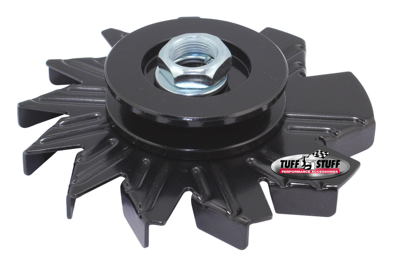 Alternator Stealth Black Fan and Pulley Combo Alternator Pulleys Tuff Stuff Performance Accessories