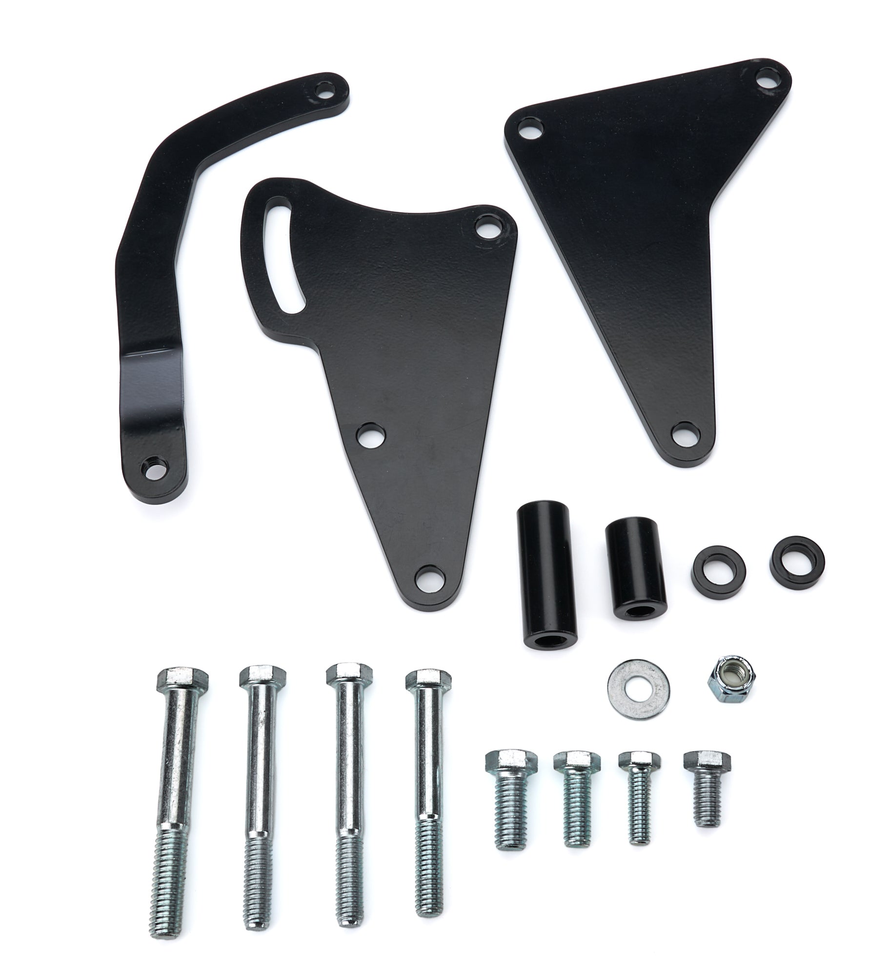 Alternator Bracket BBC Short Water Pump Black Alternator Brackets and Components Tuff Stuff Performance Accessories