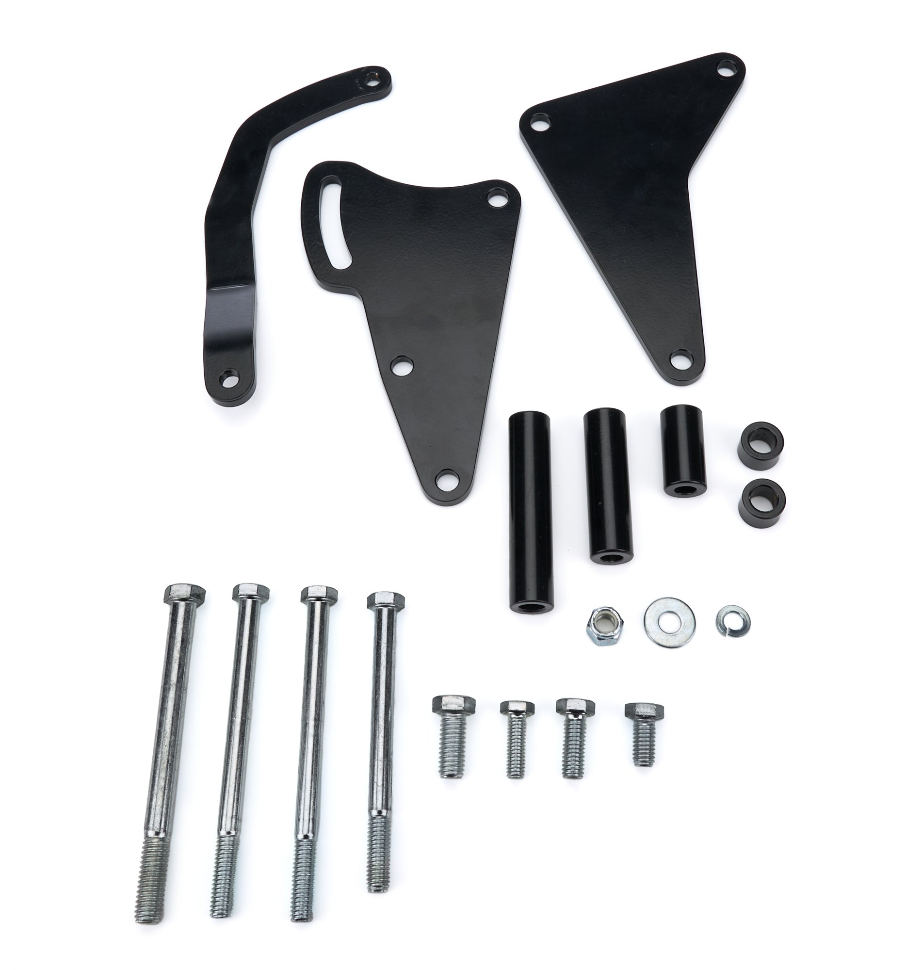 Alternator Bracket BBC Long Water Pump Black Alternator Brackets and Components Tuff Stuff Performance Accessories