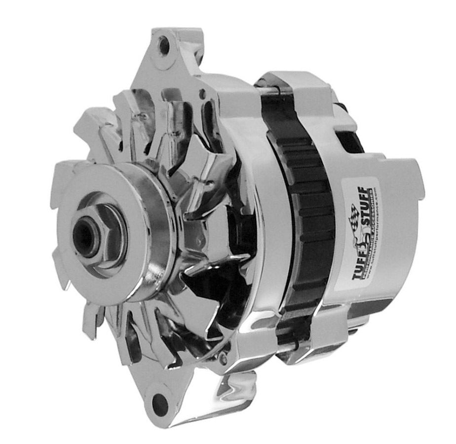 Gm Mini Alt 120a Chrome 1 Wire 1 Groove Pulley Alternators/Generators and Components Tuff Stuff Performance Accessories