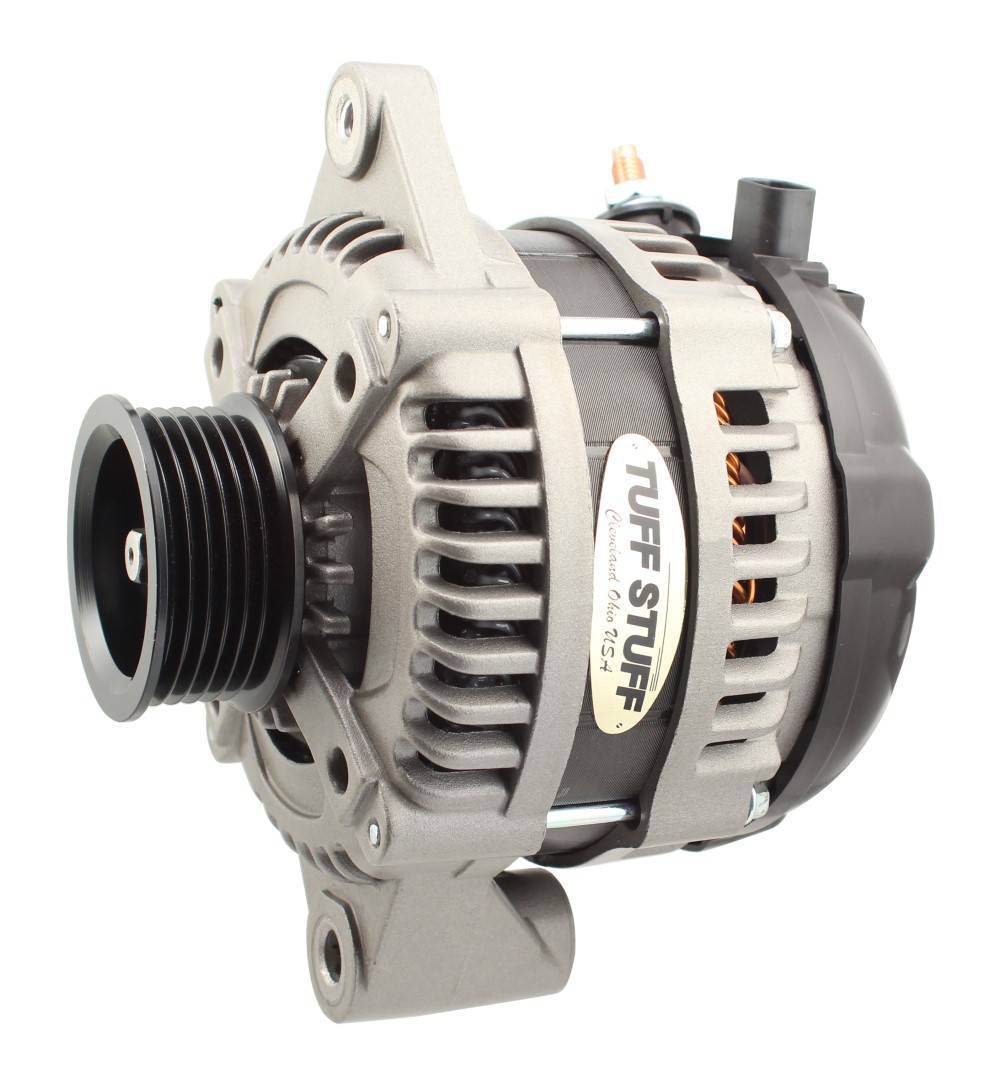 225 MAX AMP Alternator 6-Groove 1-Wire Cast Alternators/Generators and Components Tuff Stuff Performance Accessories