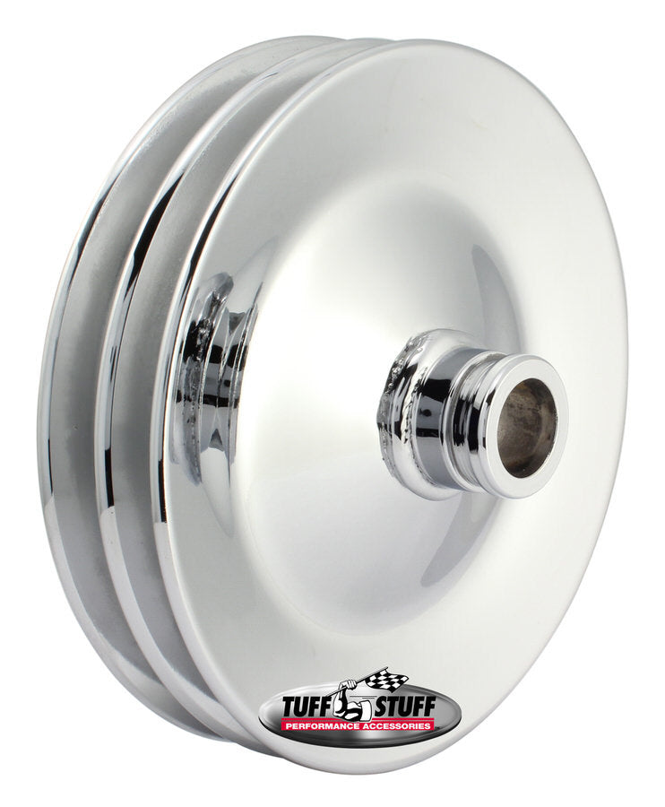Double V-Groove Power Steering Pump Pulley Power Steering Pulleys Tuff Stuff Performance Accessories