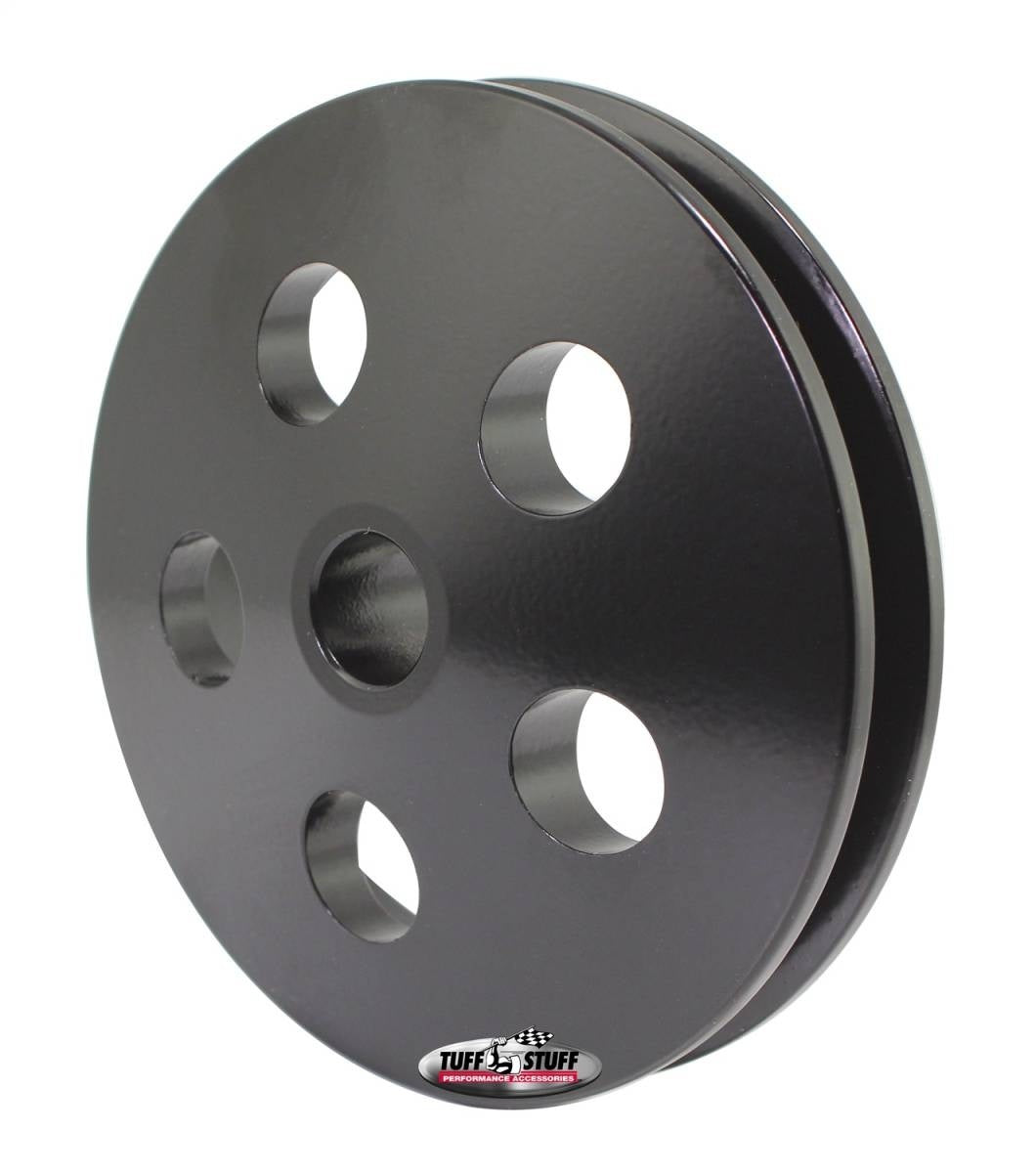 V-Groove Power Steering Pulley Natural Power Steering Pulleys Tuff Stuff Performance Accessories