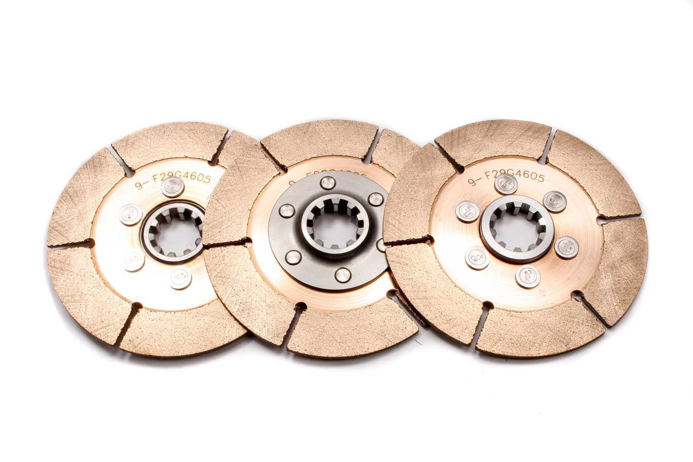 3 Plt Clutch Disk Pack 10 Spline Clutch Discs Tilton