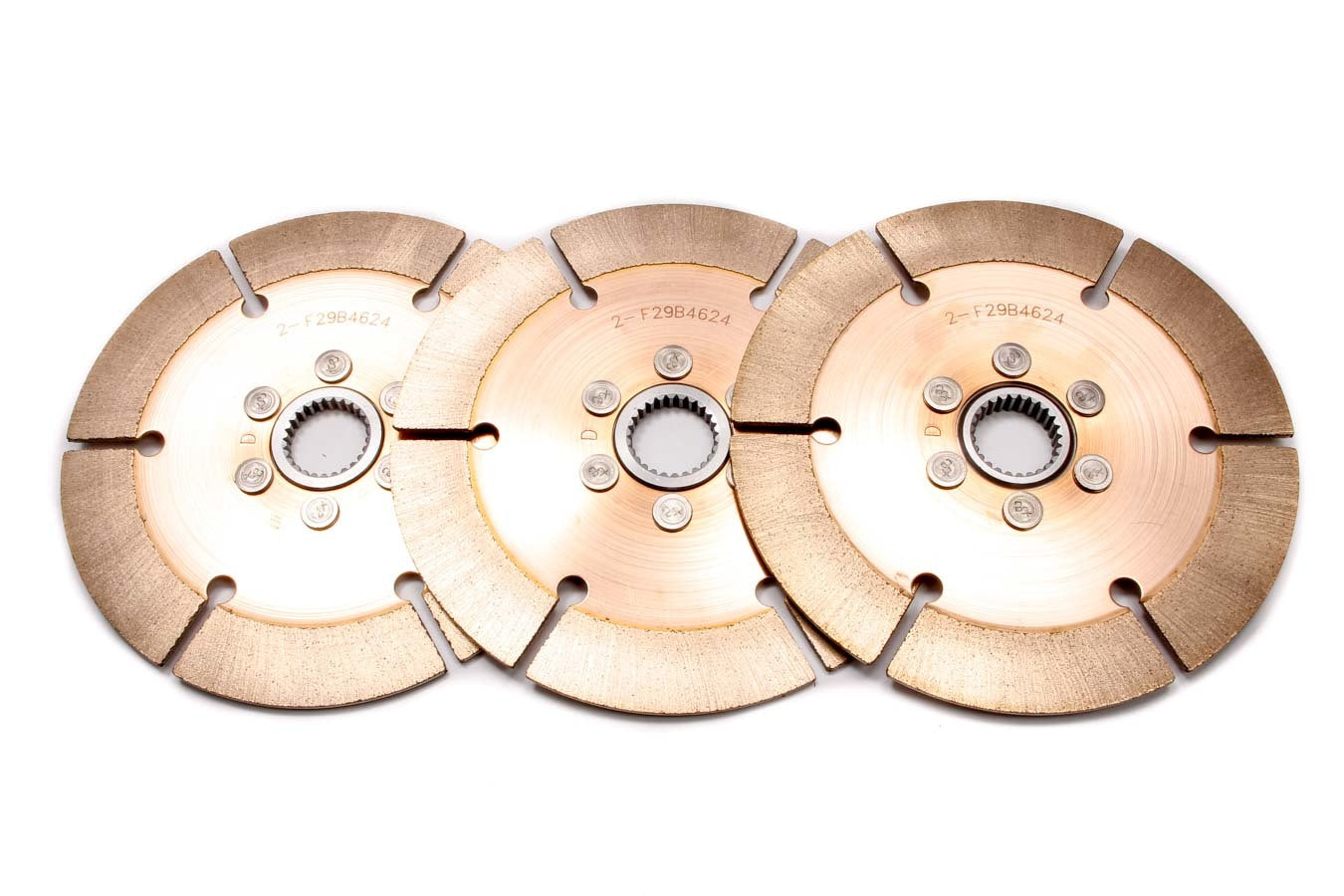Clutch Pack 3 Disc 7.25 1-5/32 x 26spl Metallic Clutch Discs Tilton
