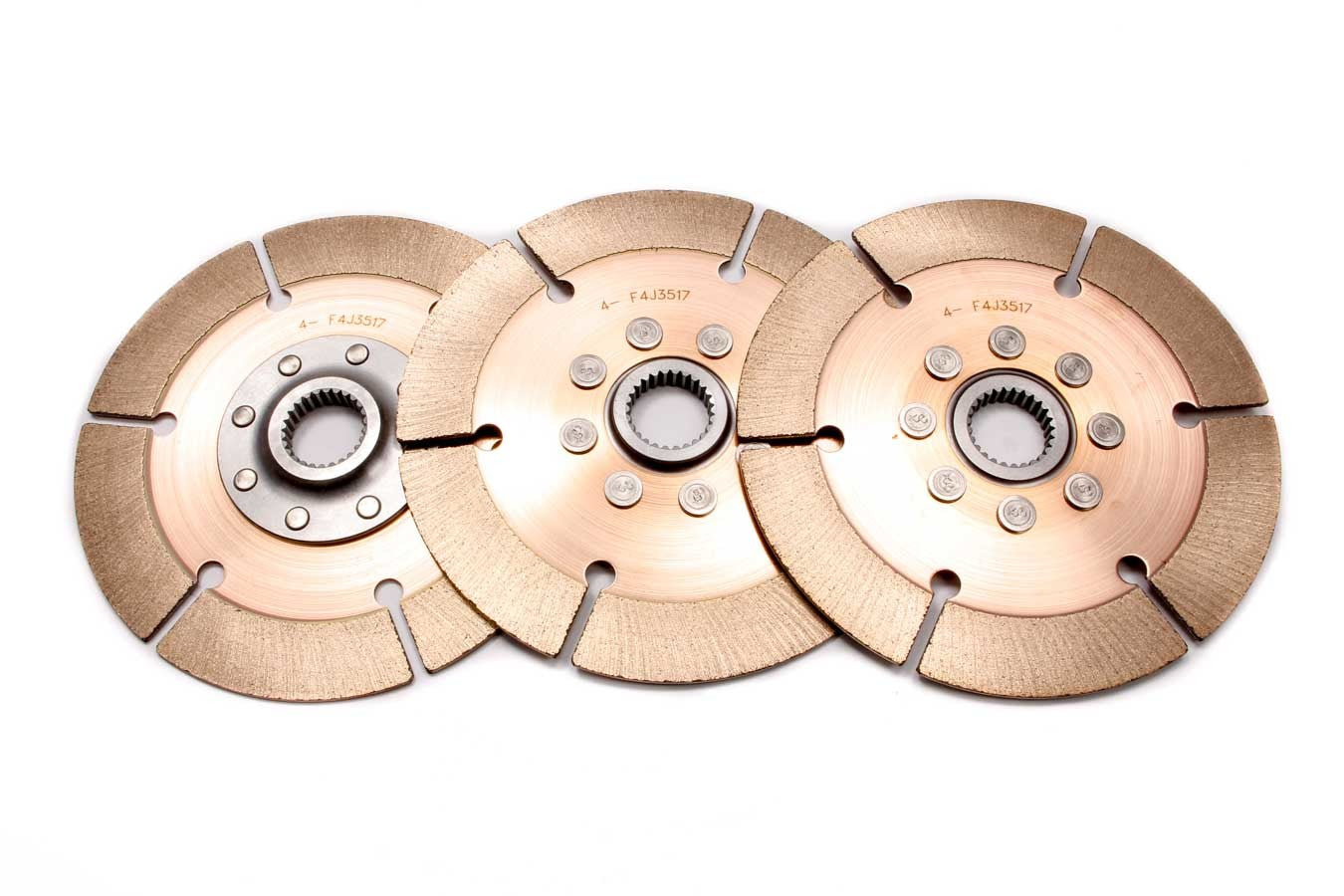 Clutch Pack 3 Disc 7.25 1-5/32 x 26spl Metallic Clutch Discs Tilton