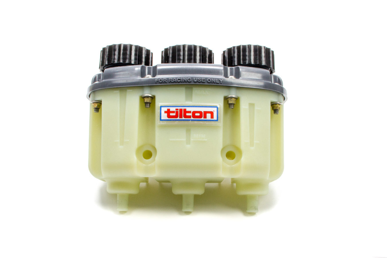 Reservoir Plastic 3-Chamber Push On Fittng Master Cylinder Reservoirs Tilton