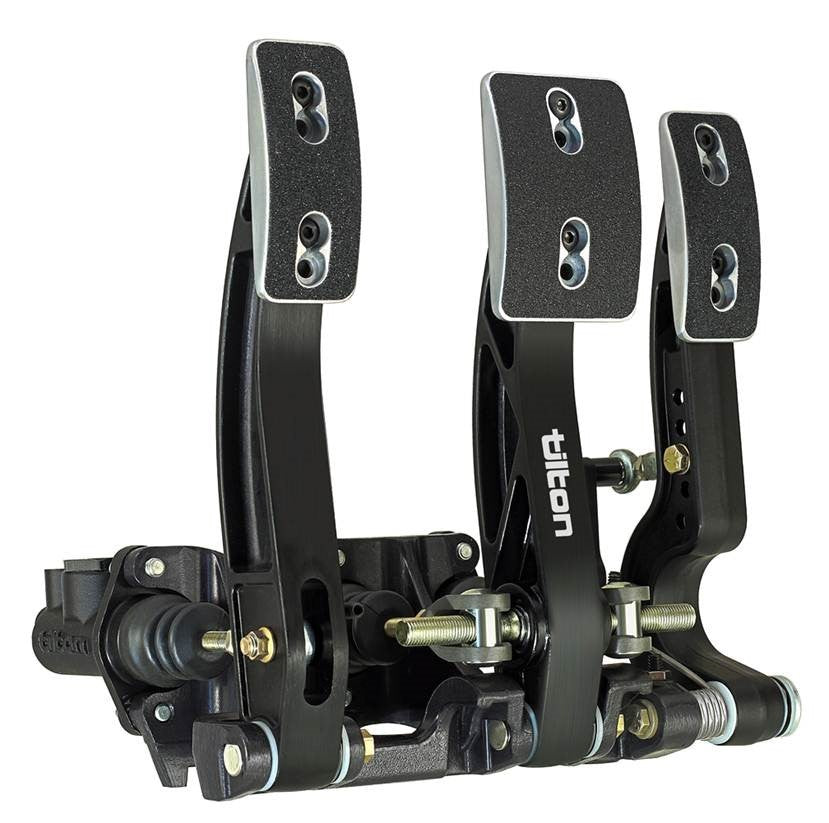 3 Pedal Set Alum Floor Mount Pedal Assemblies and Components Tilton