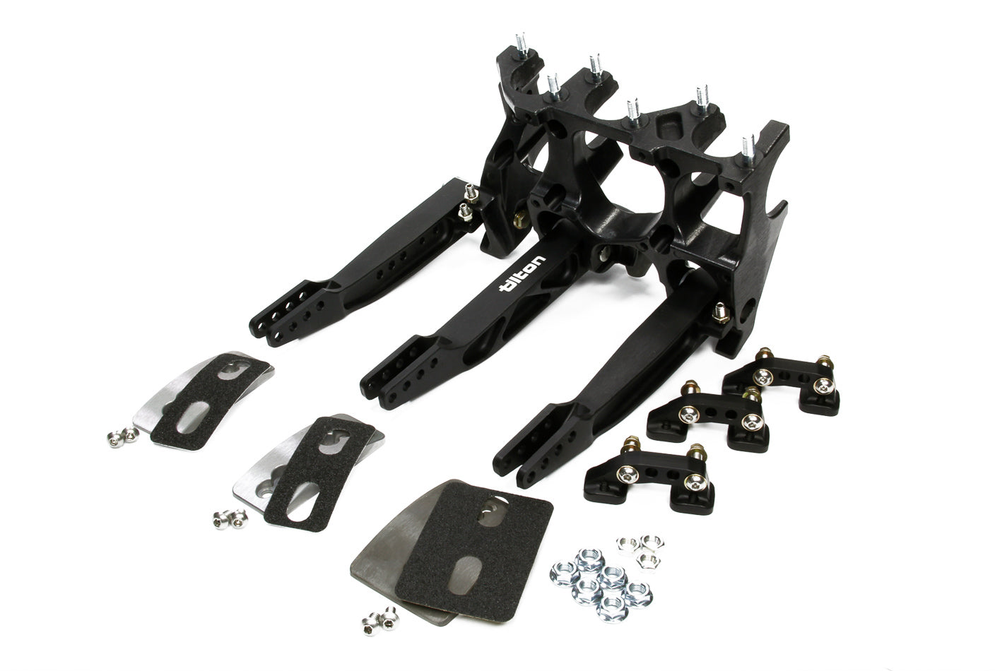 Triple Pedal Assy. Alum Underfoot Mount Pedal Assemblies and Components Tilton