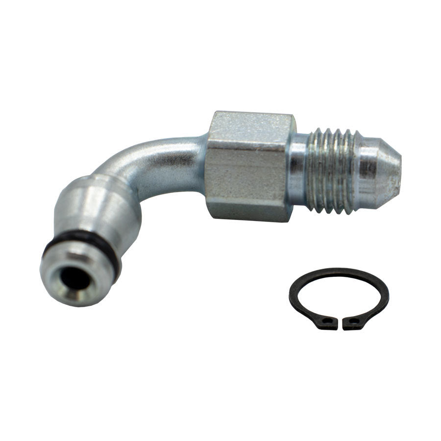 Inlet Swivel Fitting 90 Deg Male 4an AN-NPT Fittings and Components Tilton