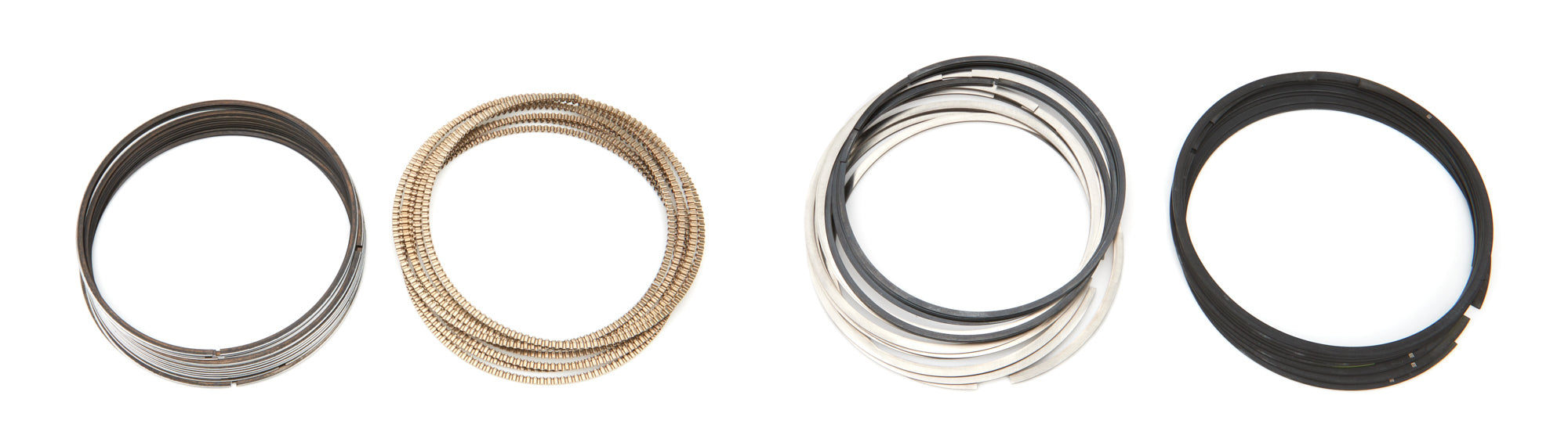Piston Ring Set Max-Seal 4.125 Bore Gapless Top Piston Rings Total Seal