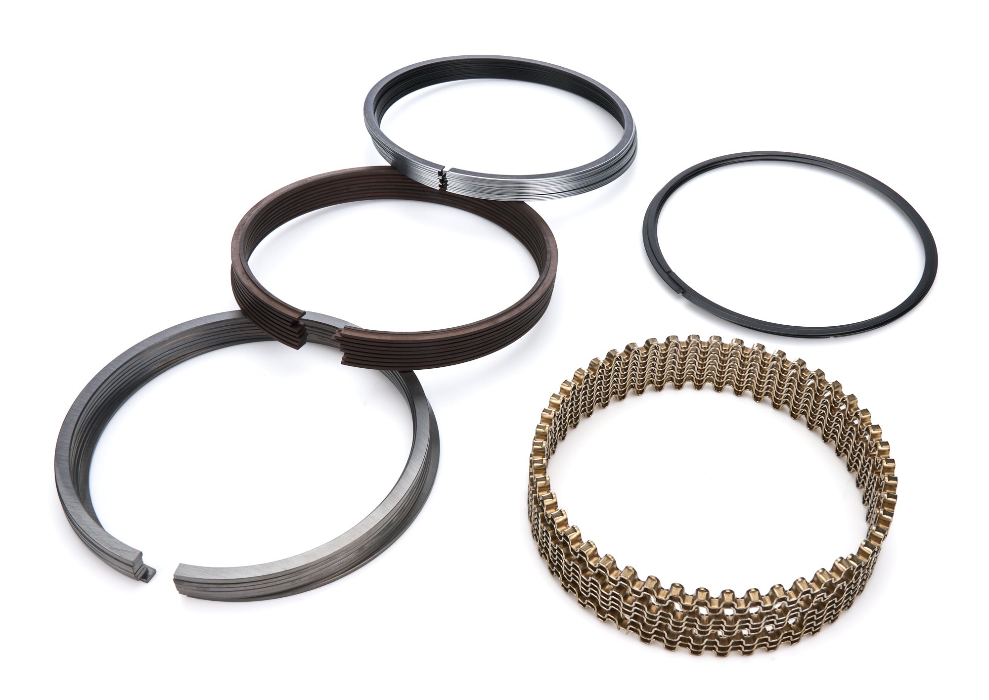 Piston Ring Set 4.155 Gapless 2nd -File Fit Piston Rings Total Seal
