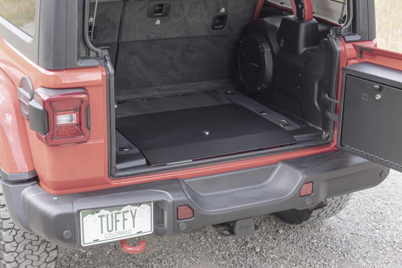 Tuffy Jl Locking Cubby Cover- Blk 2019+ Jl Wrangler Cargo Boxes & Bags Tuffy Products