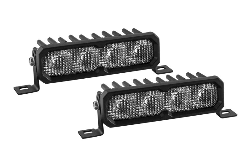 Diode Dynamics SS6 Sport White Flood Standard RBL (pair) 6000K Light Bars & Cubes Diode Dynamics