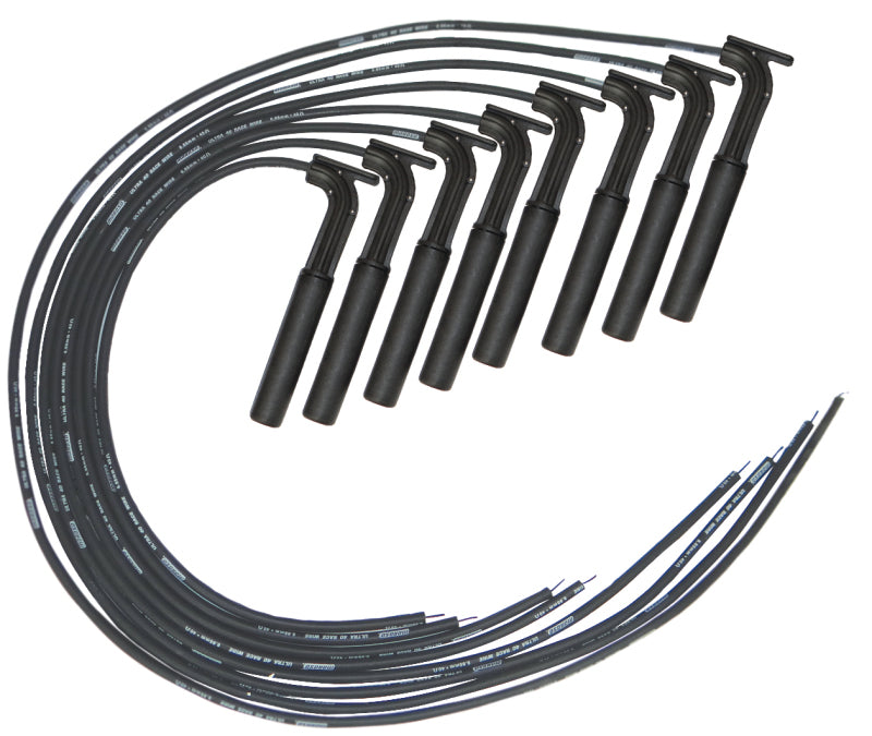 Moroso Universal/Hemi/BAE-AJPE Ignition Wire Set - Ultra 40 - Unsleeved - Long Handle - Black Spark Plug Wire Sets Moroso
