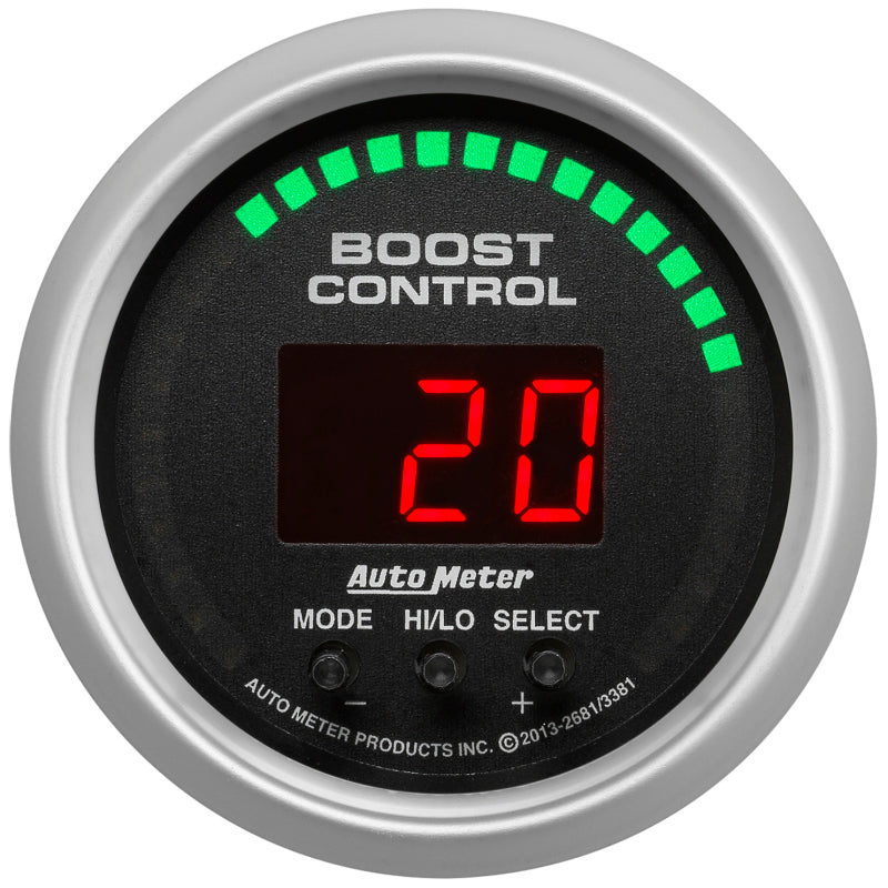 Autometer Sport-Comp 52mm 30inHG/30psi Digital Boost Controller Gauges AutoMeter