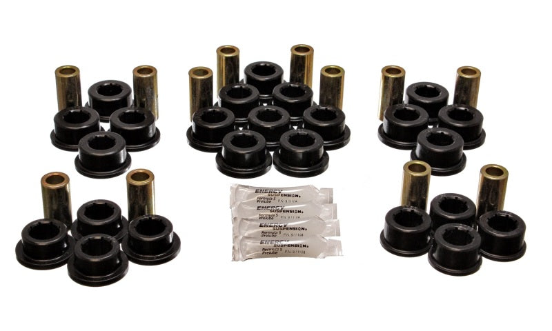 Energy Suspension 87-92 Toyota Supra Black Rear Control Arm Bushing Set Bushing Kits Energy Suspension