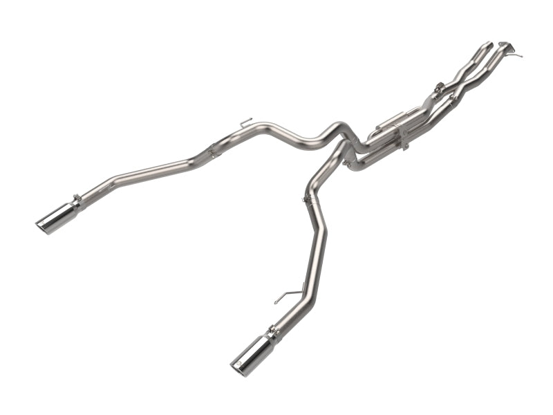 aFe 24-25 Ford Ranger Raptor Vulcan Series 3in 304 SS Cat-Back Exhaust w/ Polished Tips Catback aFe