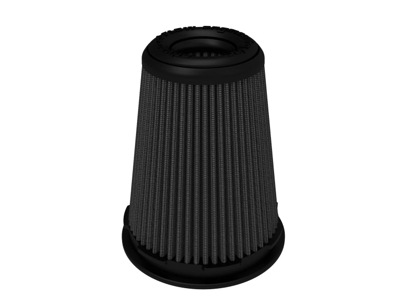 aFe Momentum Intake Air Filter w/Black Pro 5R 3-1/2IN F x 5IN B x 3-1/2IN T (Inverted) x 6IN Air Filters - Universal Fit aFe