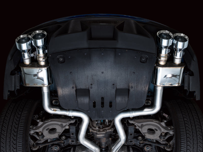 AWE Tuning 21-23 Ford Mustang Mach 1 SwitchPath Cat-Back Exhaust w/ Quad Chrome Silver Tips Catback AWE Tuning