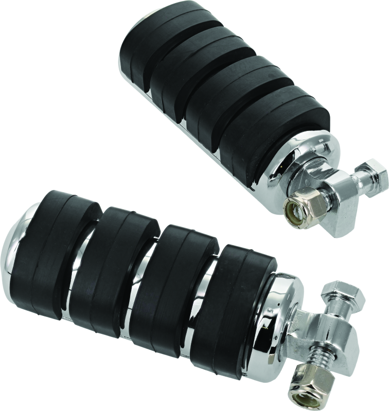 Kuryakyn ISO Peg Large With Male Adapter Chrome (Pair) Footpegs Kuryakyn