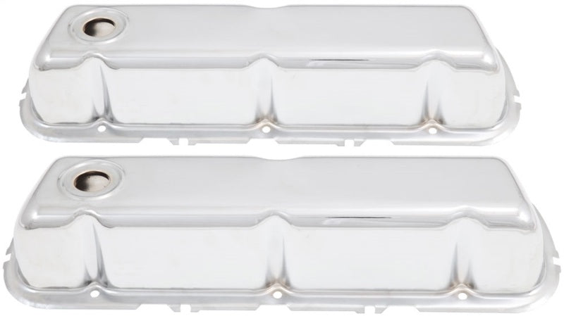 Spectre SB Ford Short Valve Cover Set - Chrome Valve Covers Spectre