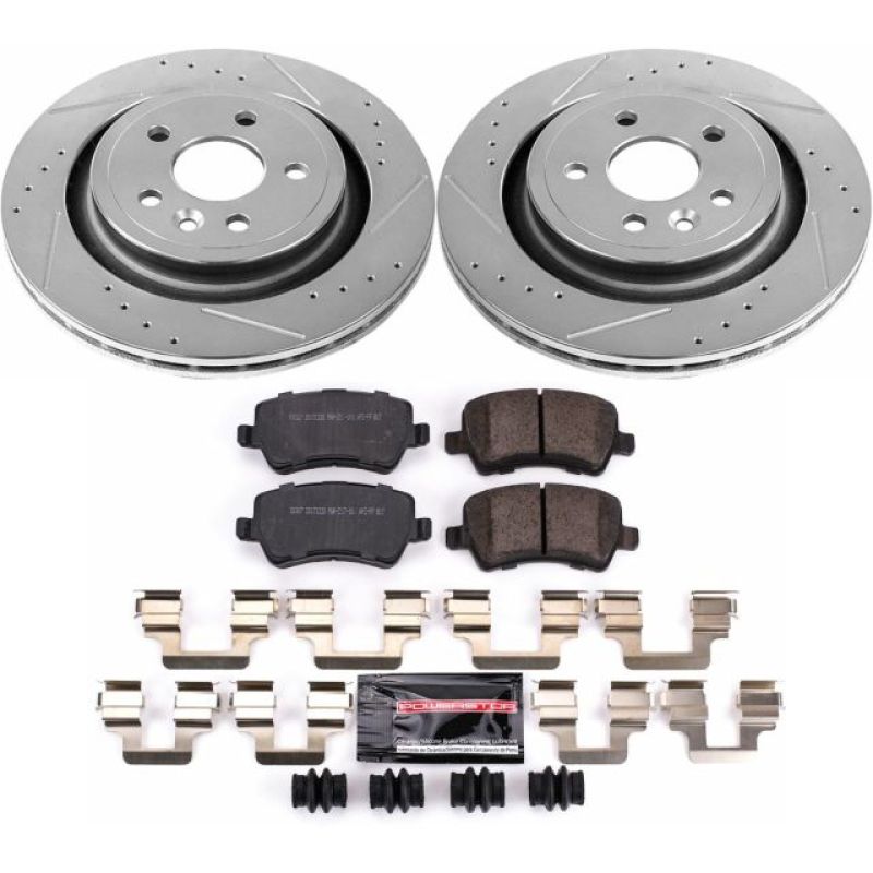 Power Stop 11-18 Volvo S60 Rear Z23 Evolution Sport Brake Kit Brake Kits - Performance D&S PowerStop