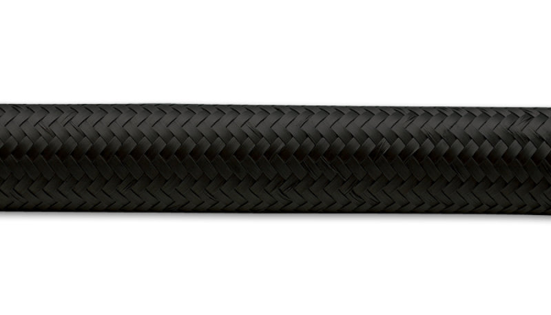 Vibrant -10 AN Black Nylon Braided Flex Hose (10 foot roll) Hoses Vibrant