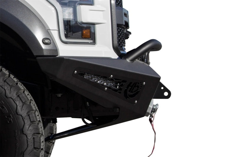 Addictive Desert Designs 17-18 Ford F-150 Raptor HoneyBadger Front Bumper w/ Winch Mount Bumpers - Steel Addictive Desert Designs