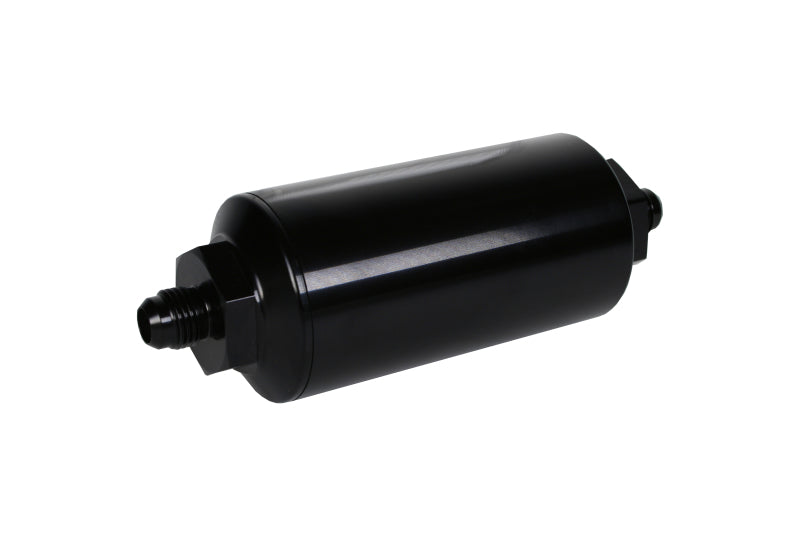 Aeromotive In-Line Filter - AN-06 238 Stainless Mesh Element - Anodized Black Fuel Filters Aeromotive