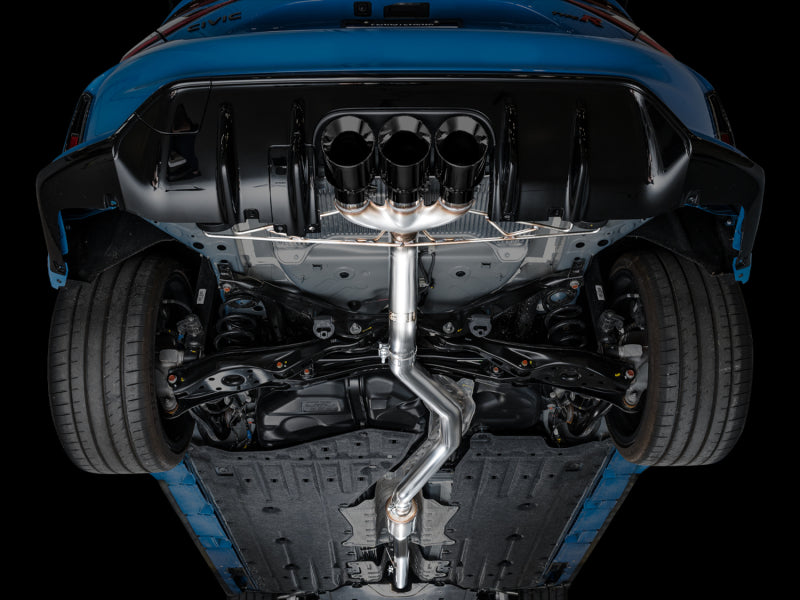 AWE Tuning 2023 Honda Civic Type R FL5 Track Edition Exhaust w/ Triple Diamond Black Tips Catback AWE Tuning