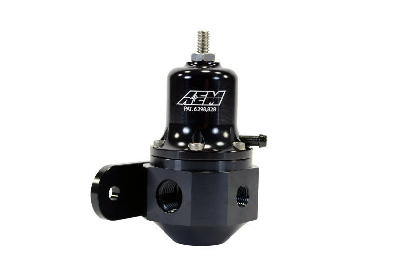 AEM High Capacity Universal Black Adjustable Fuel Pressure Regulator Fuel Pressure Regulators AEM