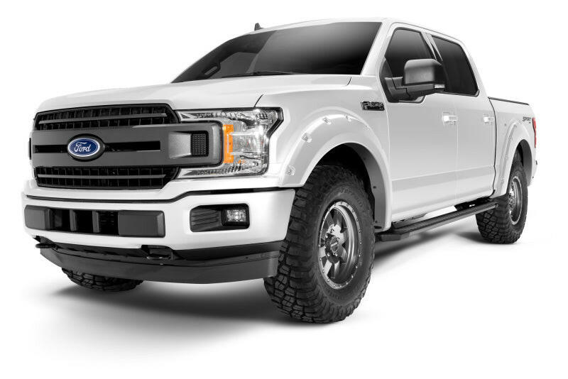 Bushwacker 18-19 Ford F-150 Pocket Style Flares 4 pc - Oxford White Fender Flares Bushwacker