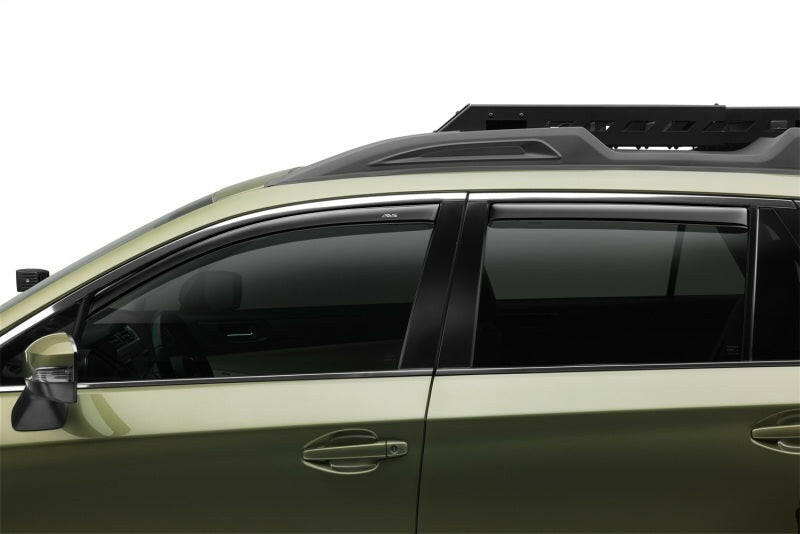 AVS 19-24 Subaru Ascent Ventvisor Front & Rear Window Deflectors 4pc - Smoke Wind Deflectors AVS