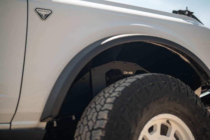 DV8 Offroad 21-25 Ford Bronco Addictive Desert Designs Front Inner Fender Liners Wheel Well Liners DV8 Offroad