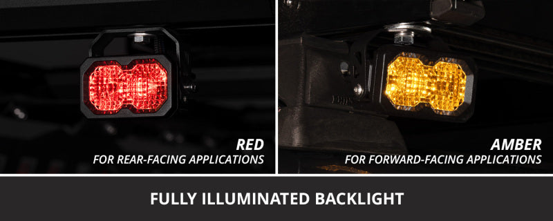 Diode Dynamics C2 2.0 SAE/DOT White Pro Standard LED Pod (Pair) Light Accessories and Wiring Diode Dynamics