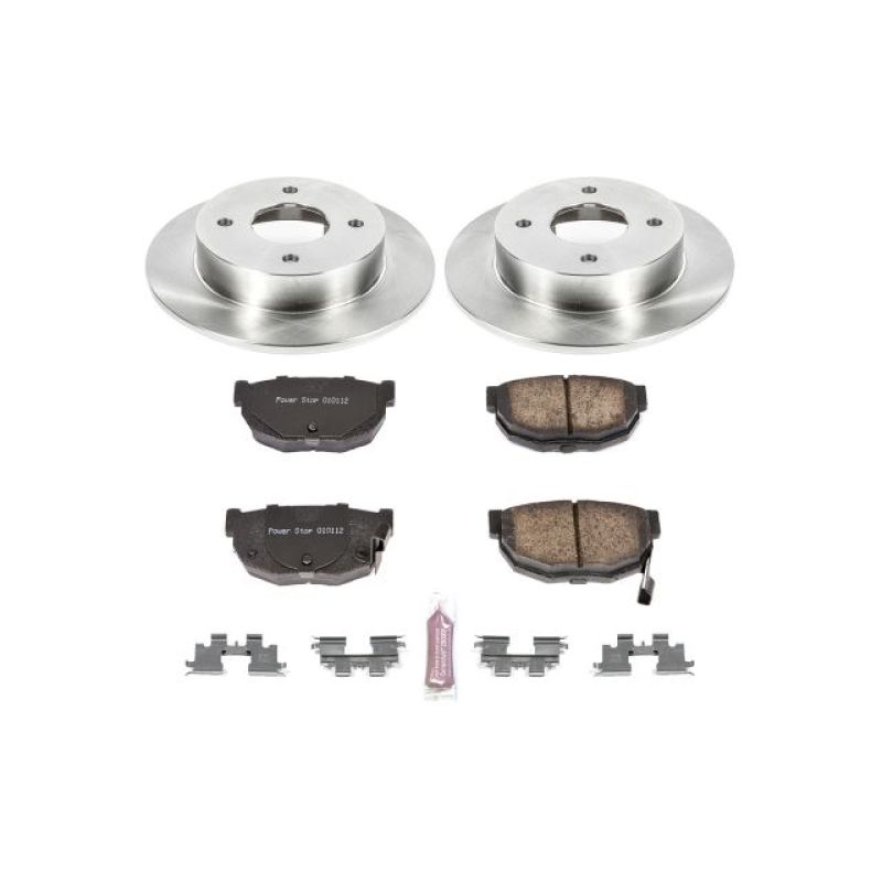 Power Stop 89-98 Nissan 240SX Rear Autospecialty Brake Kit Brake Kits - OE PowerStop