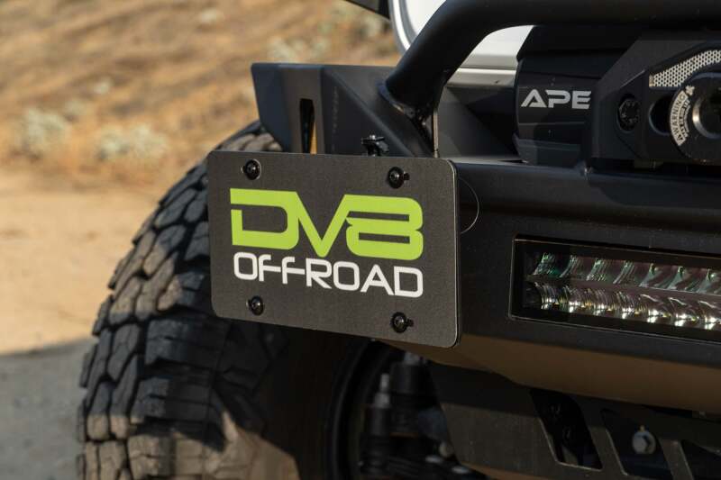 DV8 Offroad Universal Quick Release D-Ring License Plate Mount License Plate Relocation DV8 Offroad