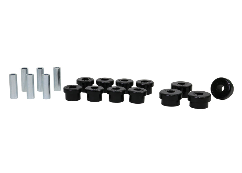 Whiteline Plus 88-00 Honda Civic / 88-9/95 CRX Rear Control Arm - Lower Inner & Outer Bushing Kit Bushing Kits Whiteline