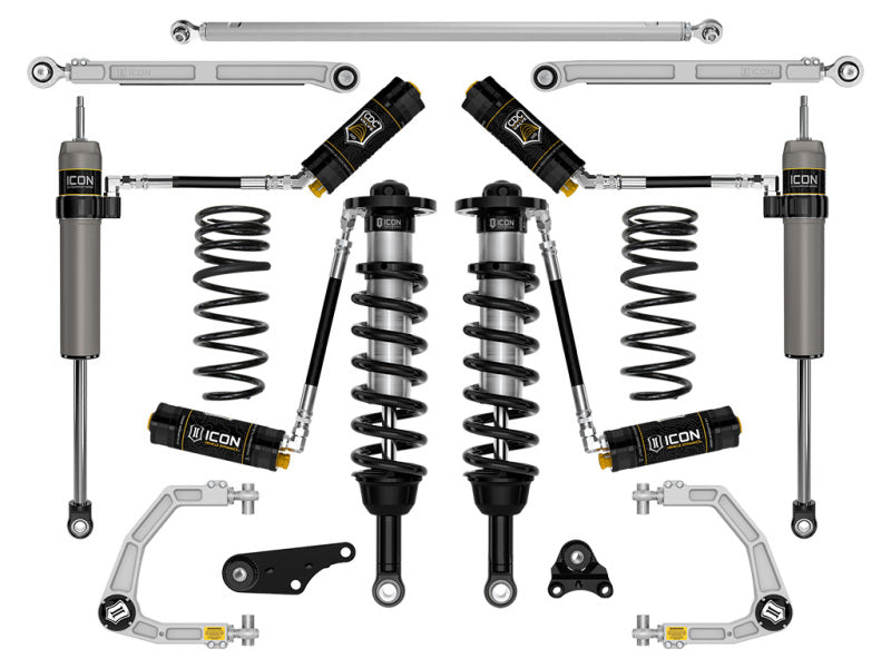 ICON 24 Land Cruiser 250 Series 1.25-3in Lift Stage 8 Suspension System Cdcv Billet Coilovers ICON
