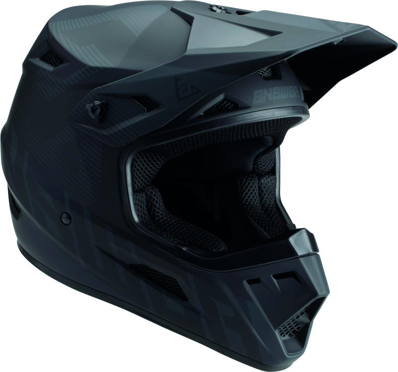 Answer AR1 V2 Bold Helmet Black/Dark Grey - Large Helmets and Accessories Answer