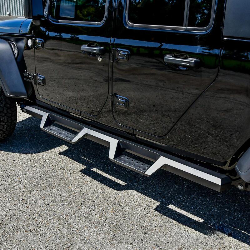 Westin 2020 Jeep Gladiator HDX Drop Nerf Step Bars - Textured Black Nerf Bars Westin