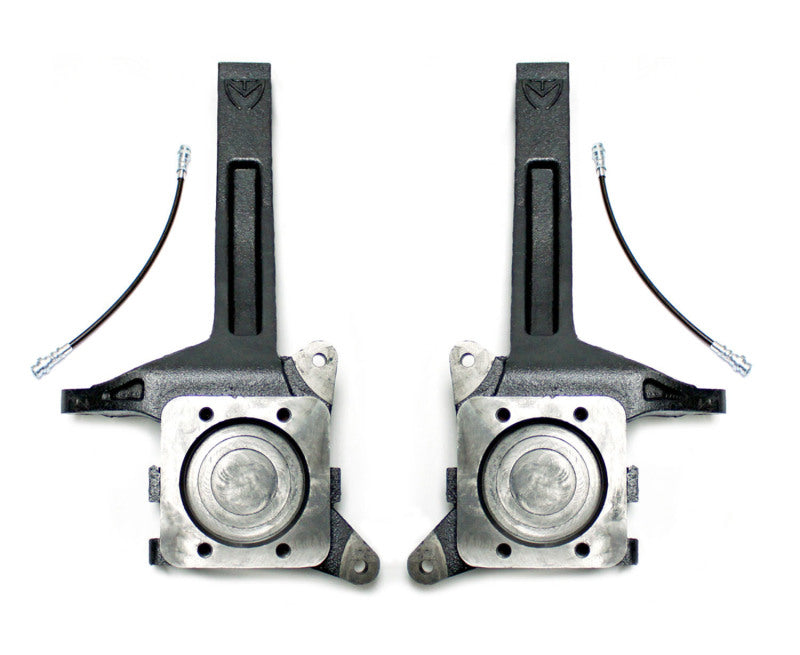 MaxTrac 07-18 Toyota Tundra 2WD 3.5in Front Lift Spindles w/Extended DOT Compliant Brake Lines Steering Knuckles & Spindles Maxtrac