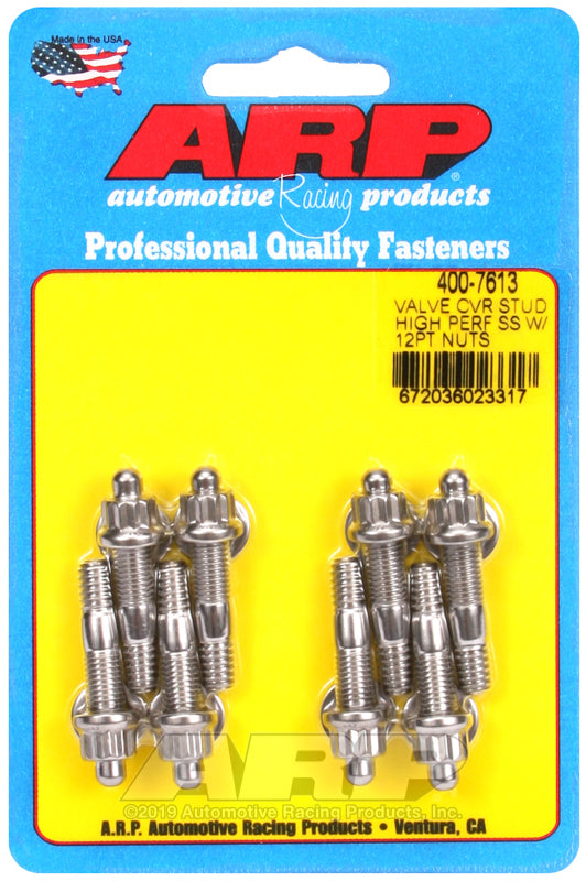 ARP Hi-Perf SS 12pt Valve Cover Stud Kit Hardware Kits - Other ARP