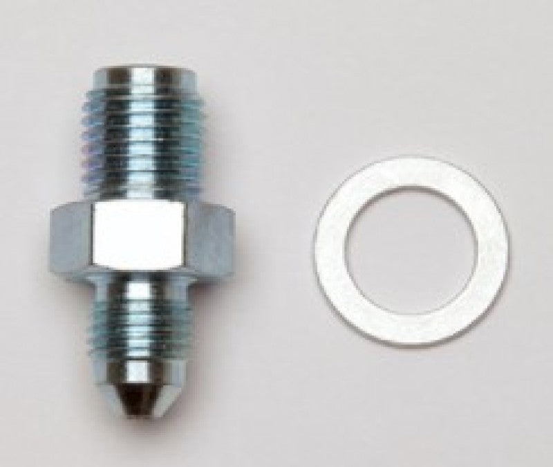 Wilwood Fitting Kit Adaptor -3 JIC to 7/16-20 Male w/ Crush Washer Brake Hardware Wilwood