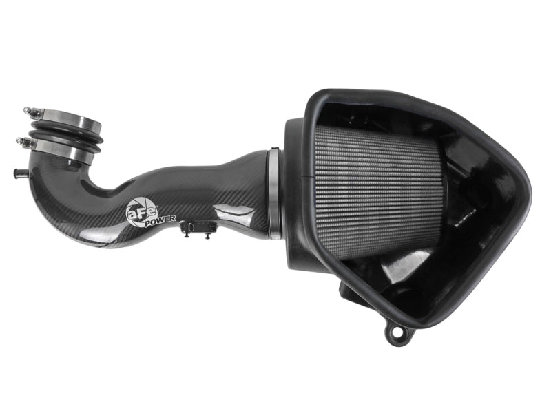 aFe 19-21 GM Trucks 5.3L/6.2L Track Series Carbon Fiber Cold Air Intake System W/ Pro Dry S Filters Cold Air Intakes aFe