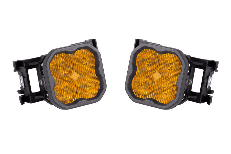 Diode Dynamics SS3 Max Type X Kit ABL - Yellow SAE Fog Light Accessories and Wiring Diode Dynamics