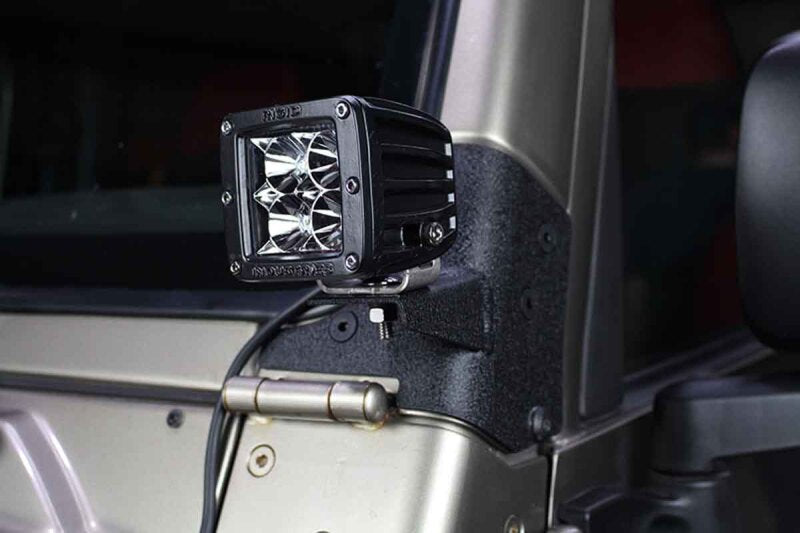 Fishbone Offroad 97-06 Jeep Wrangler TJ Windshield Light Bracket Light Mounts Fishbone Offroad