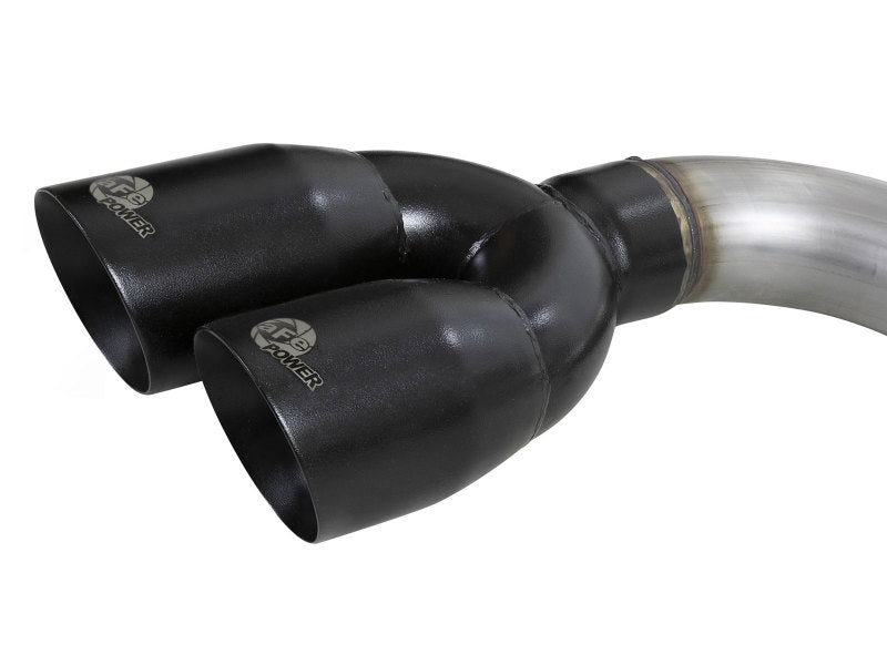 aFe Vulcan Series 3in 304SS Exhaust Cat-Back w/Blk Tip 2019 GM Silverado/Sierra 1500 L4-2.7L (t) Catback aFe